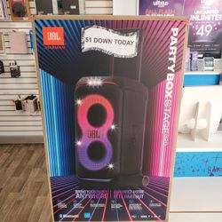 JBL Partybox Stage 320 Bluetooth Speaker - Pay $1 DOWN AVAILABLE - NO CREDIT NEEDED