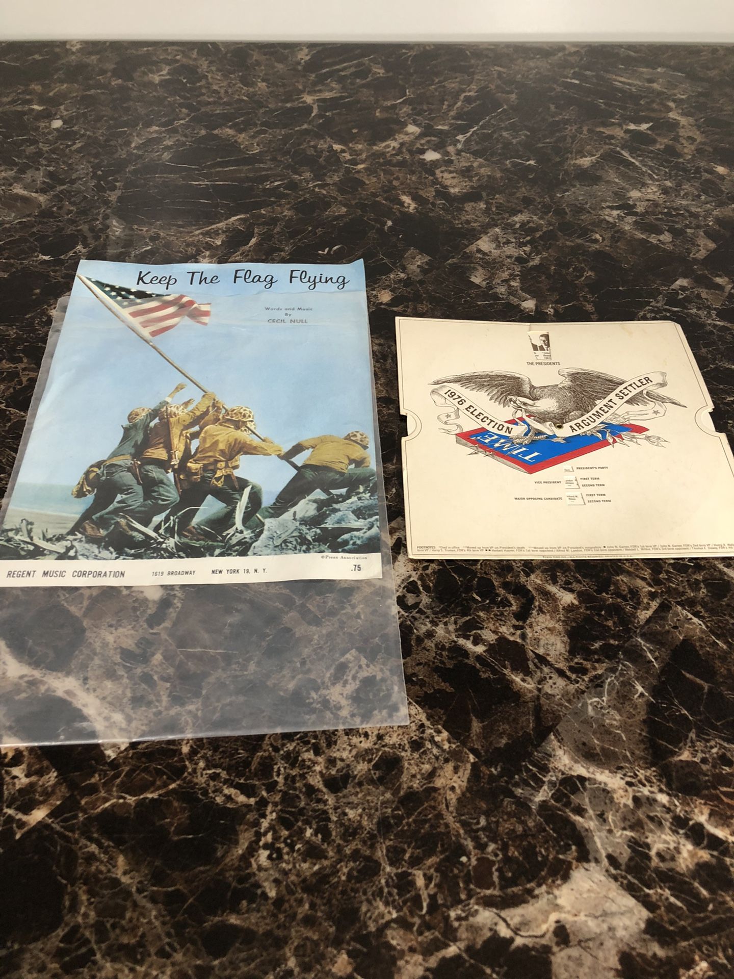 Vintage Words Music and Election Settler