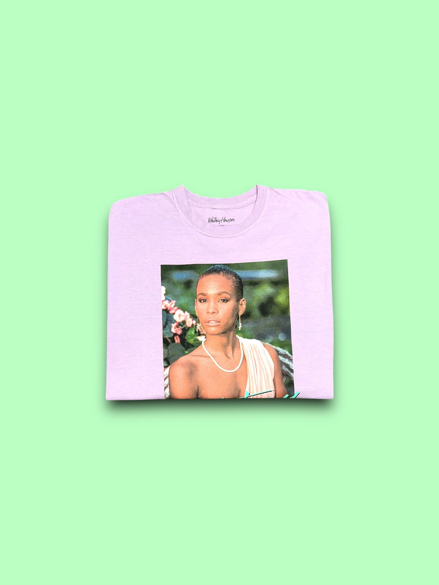 Whitney Houston Classic You Give Good Love Lyrics Retro Vintage Mens T-Shirt