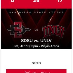 SDSU basketball vs UNLV 