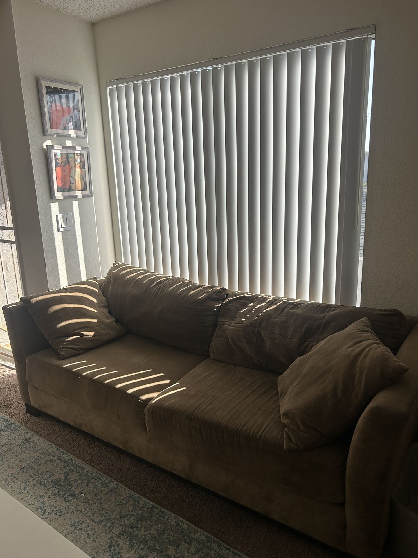 Brown couch