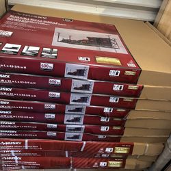 Husky 4-Shelf Metal Heavy-Duty Adjustable Garage Storage Shelving Unit