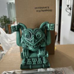 Trader Sam's Disneyland Enchanted Tiki Bar Teal Gargoyle Tiki Mug 2nd Edition
