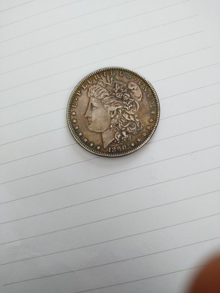 1890 High Grade Morgan Silver Dollar  Coin 