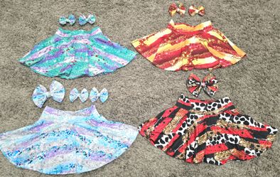 Handmade Disney Princess/Villain Skirts Size 4-5t