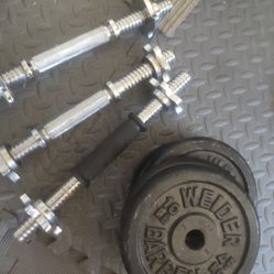 Adjustable Dumbbells And Two Workout DVD Programs