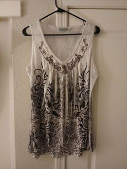 Womens tank top blouse size L
