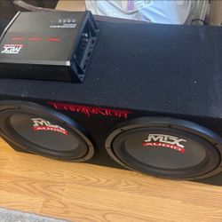 Car amplifiers & Subwoofer, System installed