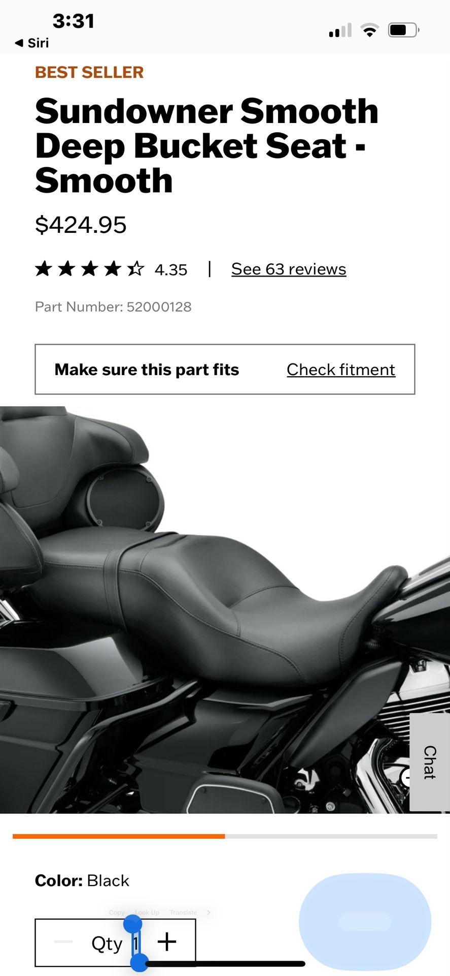 Harley Davidson Sundowner Seat - $225 Or Best Offer