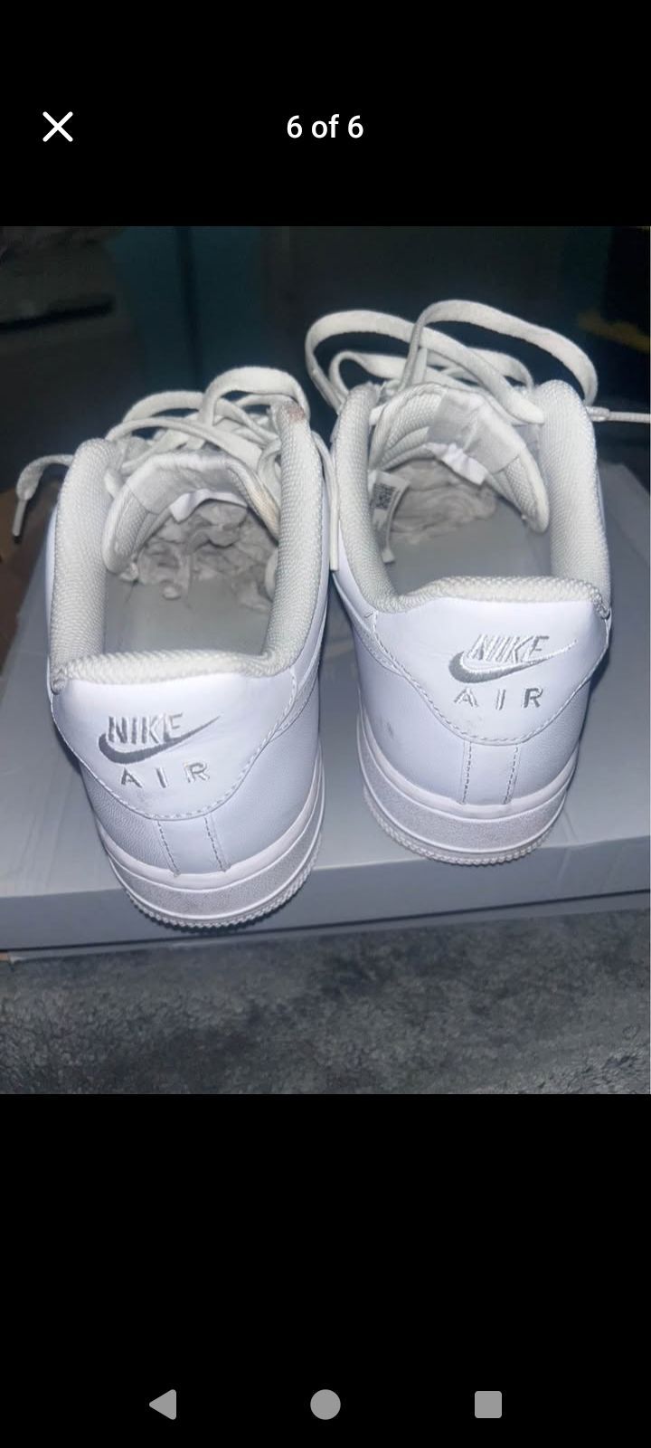 White air force 1s