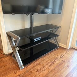 3-in-1 Swivel Mount TV Stand