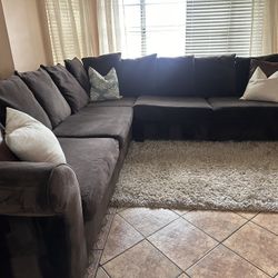 Chocolate Color Sectional 