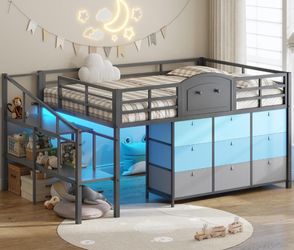 Full size loft bed