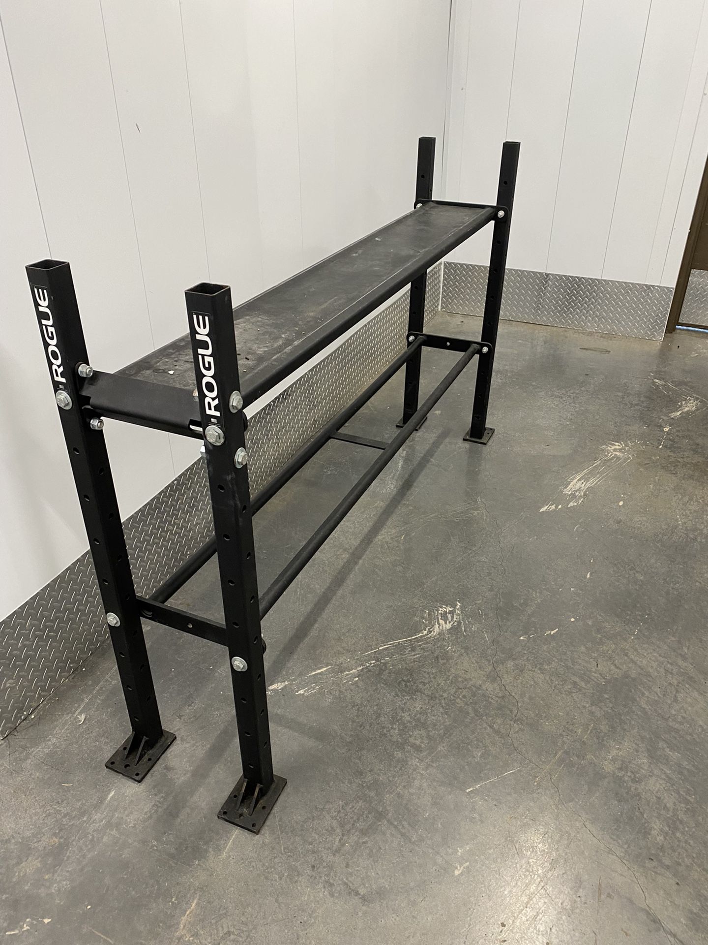 Rogue 2-tier Mass Storage System 70” with Kettlebell shelf