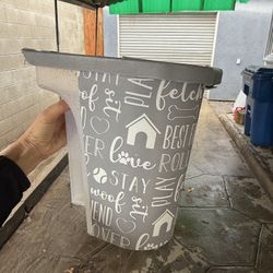 Cute Dog Food Storage Bin with Lid