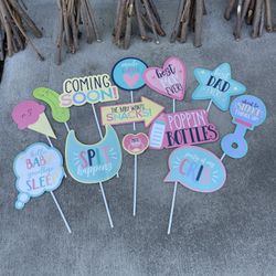 Baby Shower Photo Props