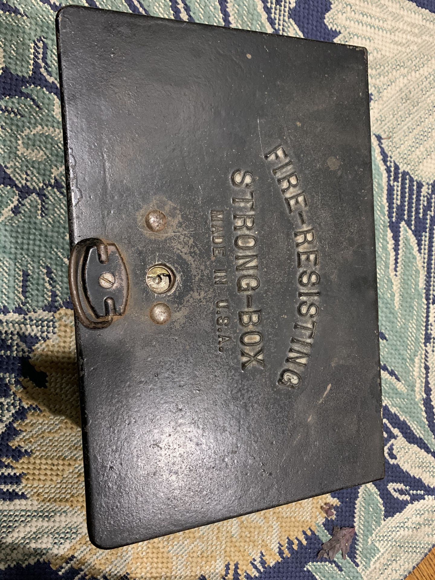 Antique safe box