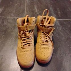 Nike Air Shoes Brown High Tops