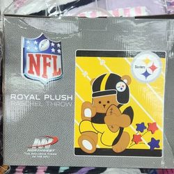 Steelers Bear Blankets $45each