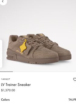 LOUIS VUITTON TRAINER (LV trainer) TAUPE (tan)