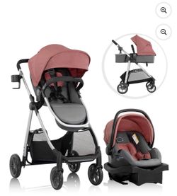 Evenflo stroller and car seat with base