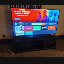 65" 4K TV and Stand