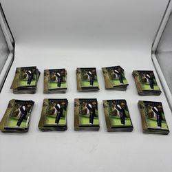 Lot Of 10 2001 Upper Deck Tiger Woods Rookie Card Tiger's Tales 30 Card Sets