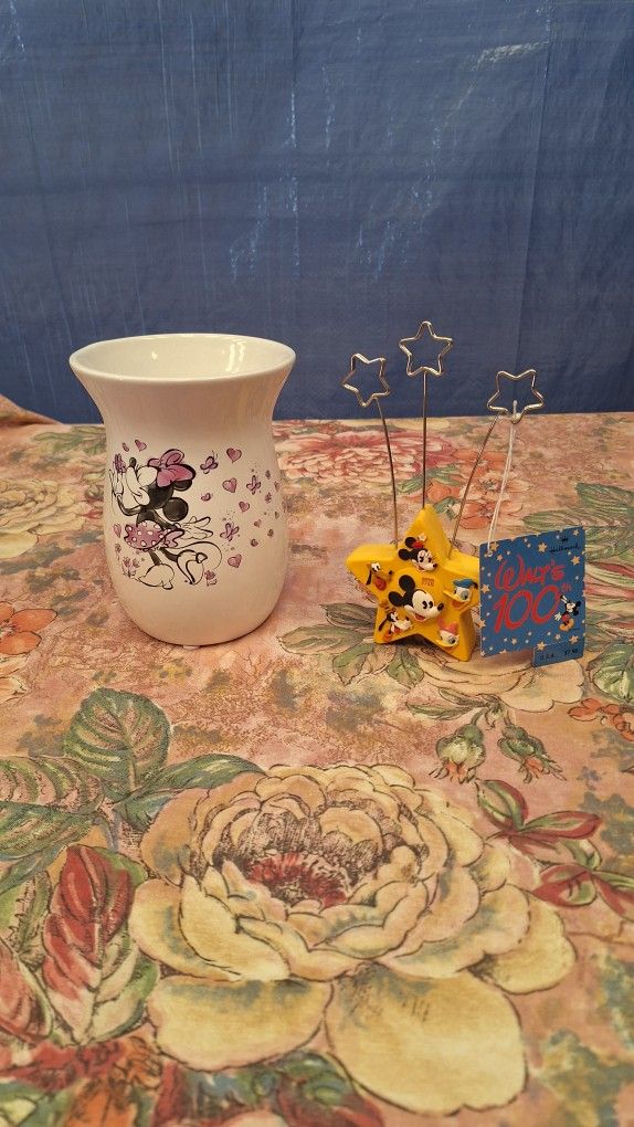 Minnie Mouse Vase and Photo holder