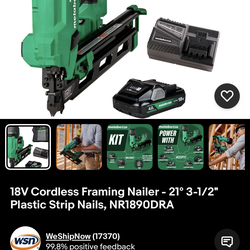 Metabo hpt framing nailer 21•
