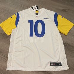 🔥 BRAND NEW COOPER KUPP RAMS JERSEY XXL - NIKE - WHITE/BLUE/YELLOW 🔥
