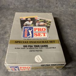 1991 Pro Set PGA Tour Golf Trading Card Box Set Vintage Sealed Box