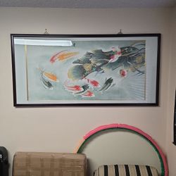 Beautiful Asyan Style Frame. 64 In Wide By 31 Inch Hight