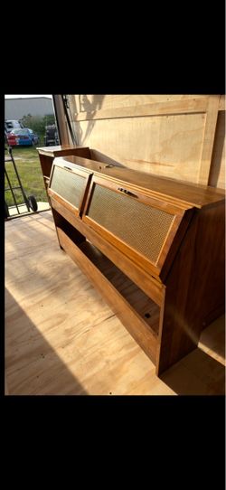 Vintage Wood/Bamboo Queen Size Headboard