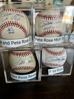 Pete Rose Signed Baseballs ⚾️