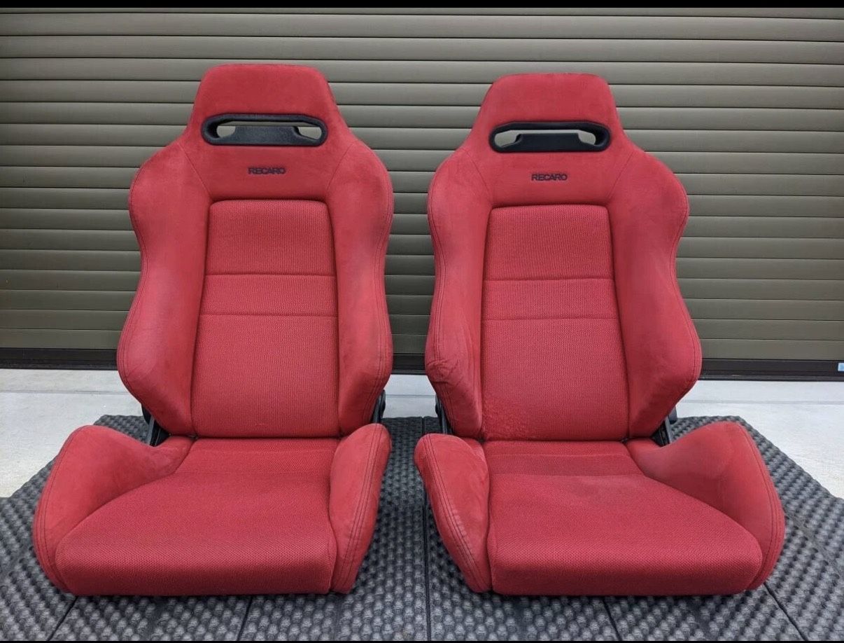 Rare Clean Integra Dc2 Type R Seats Recaro SR3 With Dc2 Oem Rails  