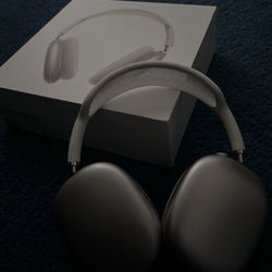 Apple AirPods Max Silver Wireless Noise Cancellation Bluetooth with Smart Case