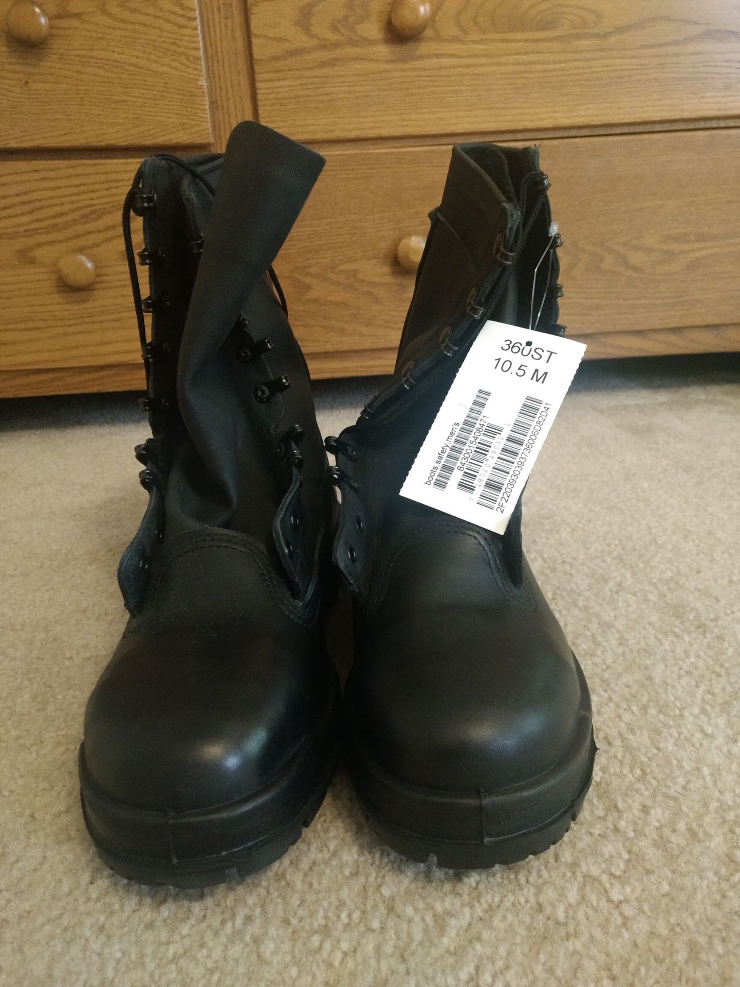 NEW U.S. Navy Working Uniform Boots Men’s 10.5