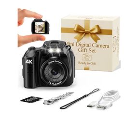 Mini Keychain Camera –4K Mini Camera with 32GB Card & Elegant Gift Box, Mini Retro Camera for Kids & Adults, Collectible Vintage Camera Gift for Trave