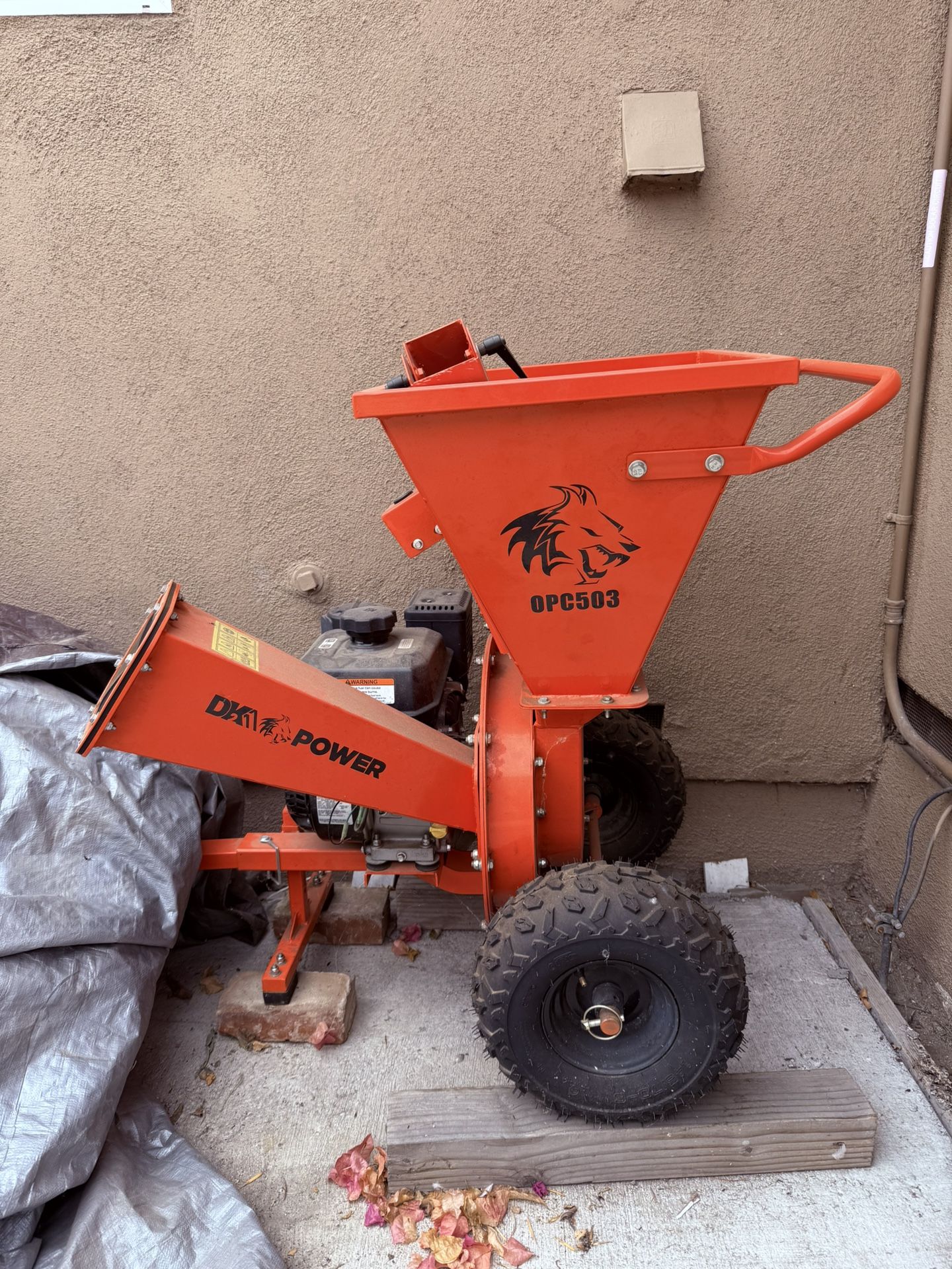 DK2 BY MARLON OPC503 3-INCH CHIPPER SHREDDER | 7HP KOHLER ENGINE ...
