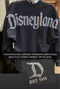 Disney Rhinestones Jersey