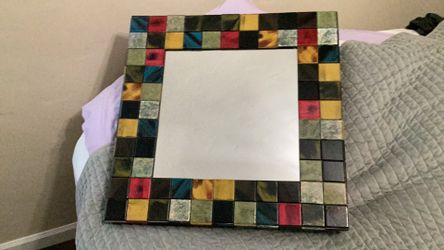 Mosaic framed Mirror