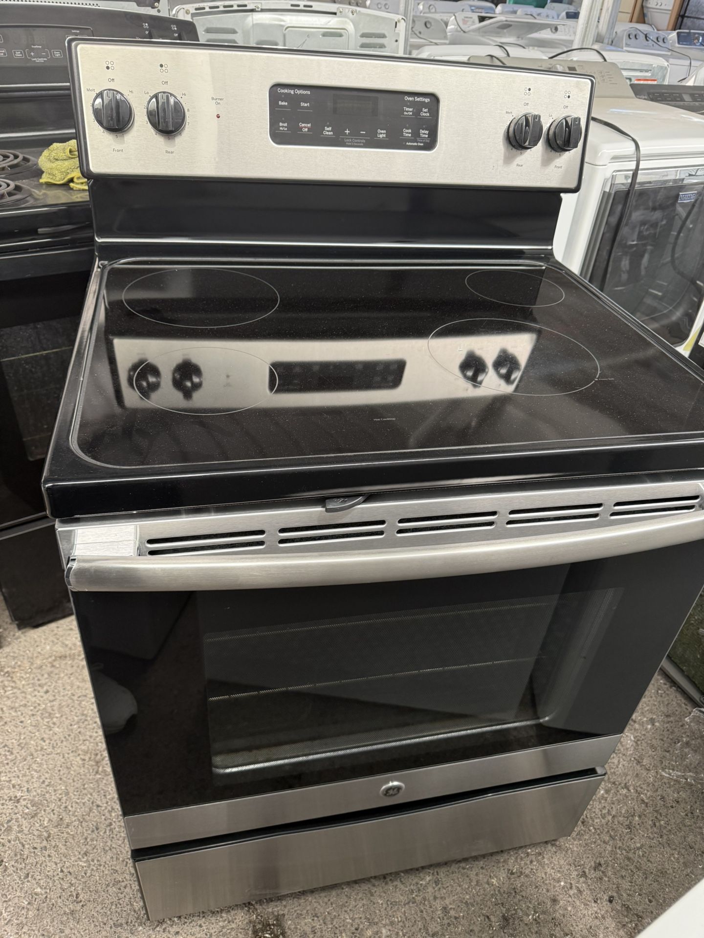 Ge Glass Top Electric Stove