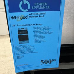 Whirlpool Gas Range 