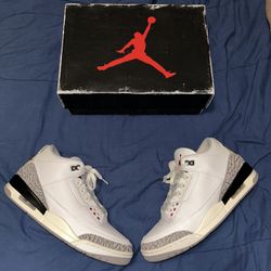 Jordan 3 White Cement 