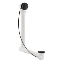 Kohler Clearflo Cable Bath Drain w/ Pvc Tubing (Matte Black), K-7213-BL