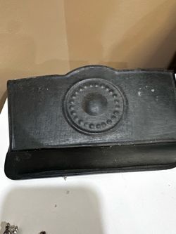Vintage Cast Iron Decorative Box