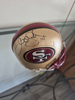 Signed San Francisco 49ers Mini Helmet