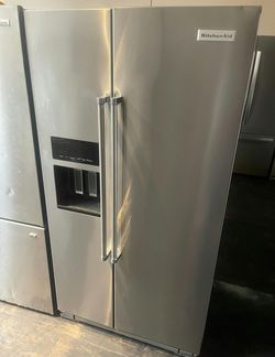 KitchenAid Side by Side Refrigerator Stainless Steel