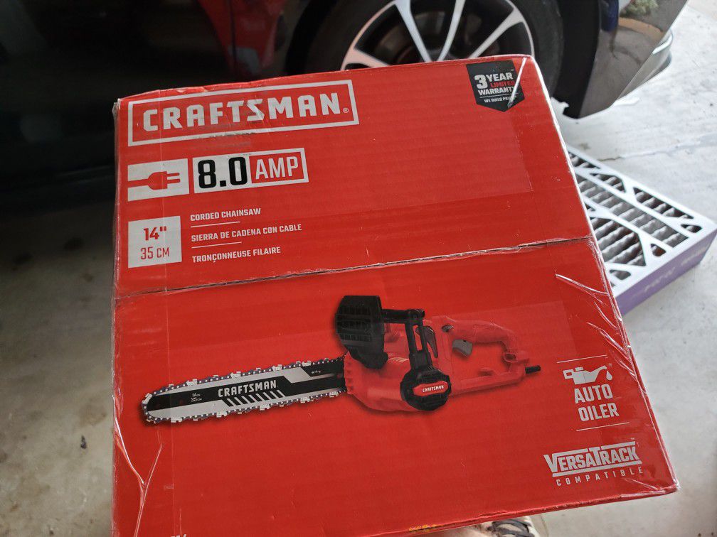 New in box craftsman chainsaw
