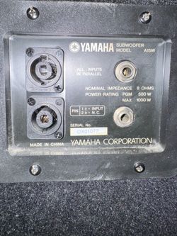 Yamaha Subwoofer A15W